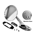 65 - 66 Impala Door Mirror Round / With Bowtie Left Driver Side. Fixed Price $107.94.