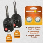 2 New Replacement 3 Button Uncut Remote Head Keyless Entry Fob Ford. Fixed Price $19.95.