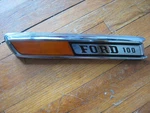 1968 1969 1970 1971 1972 Ford F-100 Hood Side Emblem Nos New Old Stock Original. Fixed Price $79.86.