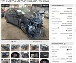 Passenger Side View Mirror Without Blind Spot Alert Fits 14-16 Mazda 4543244. Fixed Price $129.89.