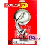 Racing Power R6608, One Chrome Steel Peep Mirror W/short Arm 3IN. Fixed Price $54.84.