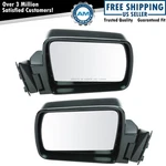 Manual Side View Door Mirrors Pair Set Of 2 For Jeep Cherokee Comanche Wagoneer. Fixed Price $99.10.