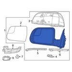 For Jeep Wagoneer 2023-2025 6MB191X8AM Front Left Door Mirror. Fixed Price $511.84.