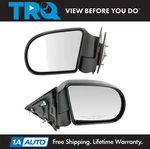 Trq Black Textured Manual Side View Mirrors Lh & Rh Pair For Blazer S10 Jimmy. Fixed Price $79.95.