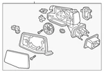 Genuine Gm Mirror Assembly 86588302. Fixed Price $222.46.