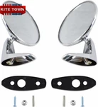 2X Chrome Outside Exterior Door Rearview Mirrors For Dodge & Plymouth 1966-1975. Fixed Price $59.99.
