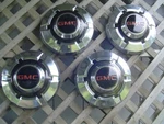 1968 1975 Vintage Gmc Chevrolet Pickup Truck Jimmy Hubcaps Wheel Covers 3/4 Ton. Fixed Price $687.50.
