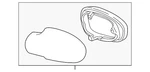 Genuine Mercedes-benz Parts Kit Mirror Housing 170-810-01-79-9744. Fixed Price $178.92.