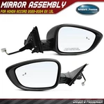 Pair Power Mirror With Manual Fold Blind Spot Heated For Honda Accord 2023 2024. Fixed Price $197.69.