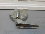 Vintage Aftermarket Roberk 2560 Chrome Round Side Mirror Rear View. Fixed Price $15.00.