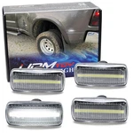 Clear Lens Front/rear All White Led Fender Side Marker Lamps For 2010-18 Ram Drw. Fixed Price $26.09.