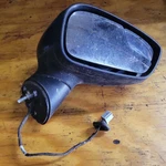 Passenger Right Side View Mirror Power Heated Fits 11-13 Fiesta Coler Uh (black). Fixed Price $65.00.