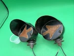 Ace Brass Vintage Antique Arrow Turn Signal Lights Lamps With Brows Model Ford. Fixed Price $275.00.