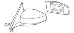 Genuine Nissan Mirror Assembly 96301-1EA0B. Fixed Price $302.58.