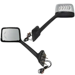 Pair Chrome Hood Mirrors For 18-22 International Lt W/ Turn Signal Light Lh&rh. Fixed Price $186.98.