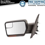 Trq Mirror Power Heated Led Signal Textured Black Driver Side Left Lh For F150. Fixed Price $85.60.