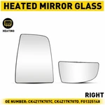 Mirror Glass Upper&lower Passenger Side Right Rh Ford Transit Van 150 350 Hd. Fixed Price $27.54.