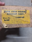 Nos 3799956 Lh Accessory Mirror Bracket For 62-66 Chevy/gmc Trk Series 10-30. Fixed Price $40.00.