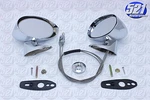 Chrome Sport Rallye Mirror Set Pair Fits 70-76 Dart Duster Superbee Mopar. Fixed Price $349.95.
