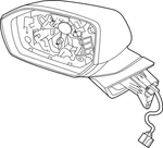 2020 2022 Hyundai Palisade Mirror Assembly Lh 87610-S8260(WHITE). Fixed Price $529.99.