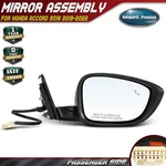 Passenger Power Mirror With Manual Fold Blind Spot Heated For Honda Accord 18-22. Fixed Price $74.89.
