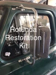 1967-1972 Ford F100 F250 F350 Rotunda West Coast Jr. Mirror Stainless Bolt Kit. Fixed Price $110.00.