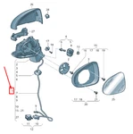 New Audi RS3 Front Right Side Wing Mirror Lhd 8V1857410AB9B9 Original. Fixed Price $193.46.