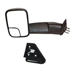 For Ram Pickup Truck Tow Mirror Manual Folding Black W/support Bracket Left Side. Fixed Price $167.95.