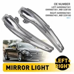 Amber Mirror Turn Signal Clear Lens Pair For Mercedes Benz S560E Base 19-20 Exxh. Fixed Price $35.14.