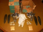 Nos Pr 1958 Impala Coupe/convertible Deluxe Fender Accessory Mirrors Gm# 987845. Fixed Price $1095.00.