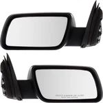 Set Of Mirror Power 2009-2012 Ford Flex Left And Right Textured Black. Fixed Price $121.54.