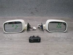 95-97 Toyota Celsior Rhd Left & Right Side View Door Mirror White Switch Oem. Fixed Price $227.70.
