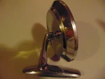 Vintage Rare Roberk Round 6.25" Chrome Rear View Side Mirror 2577. Fixed Price $59.99.