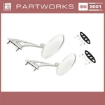 2X Exterior For Porsche 356 Aero Rear View Set. Fixed Price $106.89.