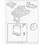 Genuine Volvo Mirror Assembly 31385658. Fixed Price $770.17.