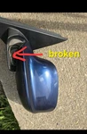 2011-2014 Bmw X3 Driver Side Left View Power Door Mirror With Camera Oem Blue. Fixed Price $75.00.