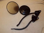 1955-1956-1957-1958-1959 Chevy Chevrolet Truck Pair Inch Mirrors & Bracket Kit. Fixed Price $84.95.