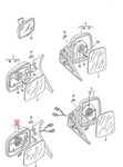 Genuine Vw Eurovan Transporter Exterior Mirror Housing Left 7D1857507HGRU. Fixed Price $248.35.