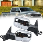 Pair Side Mirror For 13-19 Ram 1500 Chrome Power Fold Heated Temper Sensor Lh&rh. Fixed Price $259.96.